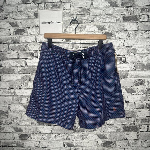 EUC Penguin Men's Swim Trunks Dark Sapphire w/Tags size 34 - Picture 1 of 16